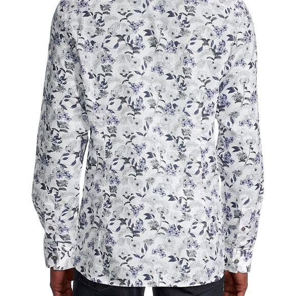 NWT TED BAKER London Linen Mens Shirt SIZE XXL CHEST 24 1/2” - Picture 4 of 15